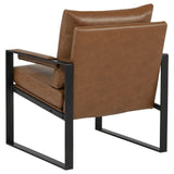  Coaster Furniture Rosalind 903019 Upholstered Track Arm Accent Chair - Brown IMAGE 7
