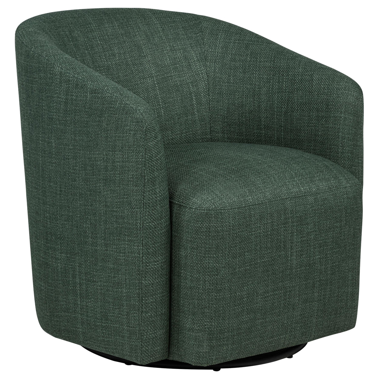  Coaster Furniture Mossbrook 903222 Fabric Upholstered Swivel Accent Chair - Green IMAGE 1