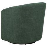  Coaster Furniture Mossbrook 903222 Fabric Upholstered Swivel Accent Chair - Green IMAGE 11