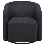  Coaster Furniture Mossbrook 903223 Fabric Upholstered Swivel Accent Chair - Anthracite IMAGE 8