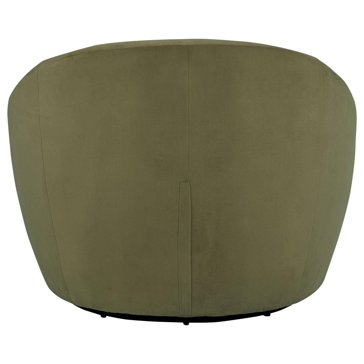  Coaster Furniture Myernick 903229 Velvet Upholstered Swivel Accent Chair - Olive IMAGE 3