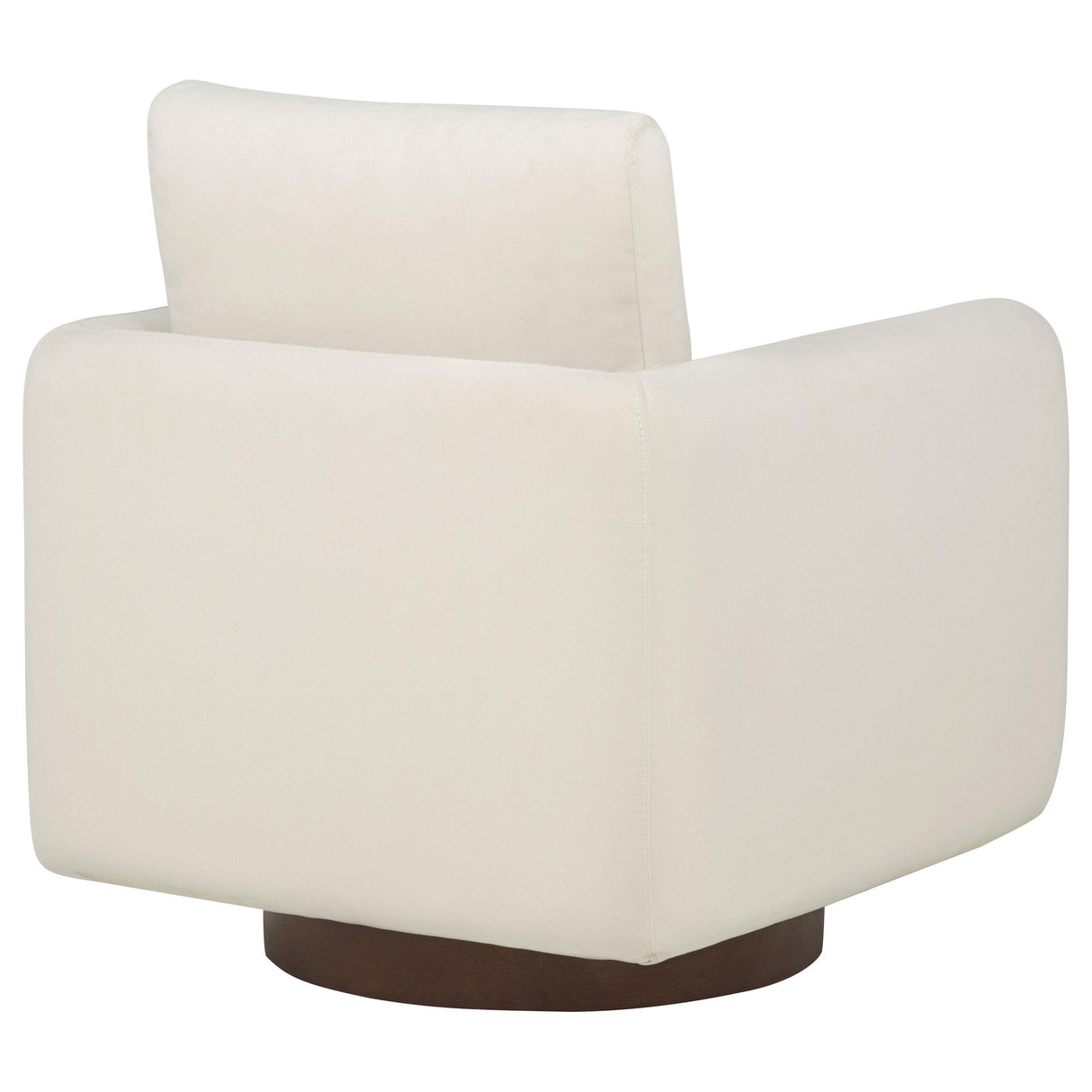 Coaster Furniture Iris 903255 Fabric Upholstered Swivel Accent Chair - Ivory IMAGE 10
