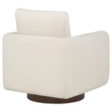  Coaster Furniture Iris 903255 Fabric Upholstered Swivel Accent Chair - Ivory IMAGE 10