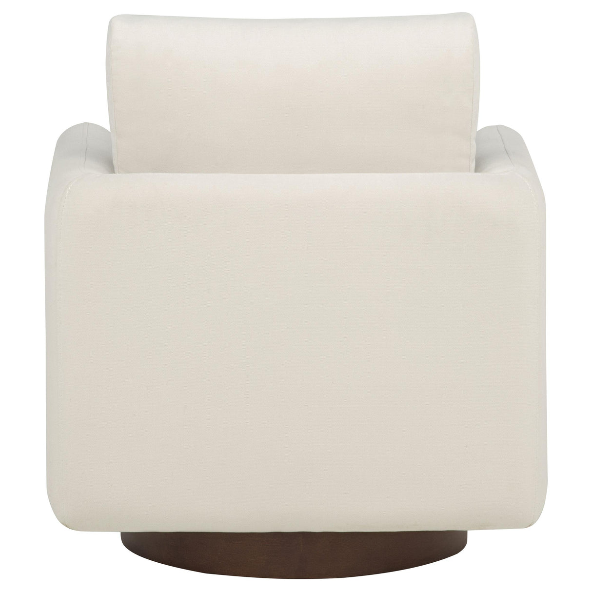  Coaster Furniture Iris 903255 Fabric Upholstered Swivel Accent Chair - Ivory IMAGE 9