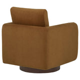  Coaster Furniture Iris 903256 Fabric Upholstered Swivel Accent Chair - Rust IMAGE 12