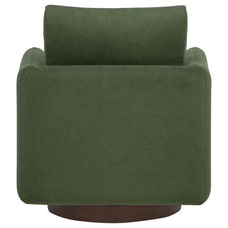  Coaster Furniture Iris 903257 Fabric Upholstered Swivel Accent Chair - Matcha IMAGE 12