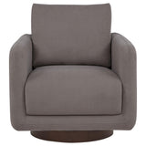  Coaster Furniture Iris 903258 Fabric Upholstered Swivel Accent Chair - Stone IMAGE 12