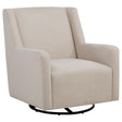  Coaster Furniture Sorrel 903930 Fabric Upholstered Swivel Glider Arm Chair - Latte IMAGE 1