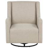  Coaster Furniture Sorrel 903930 Fabric Upholstered Swivel Glider Arm Chair - Latte IMAGE 9
