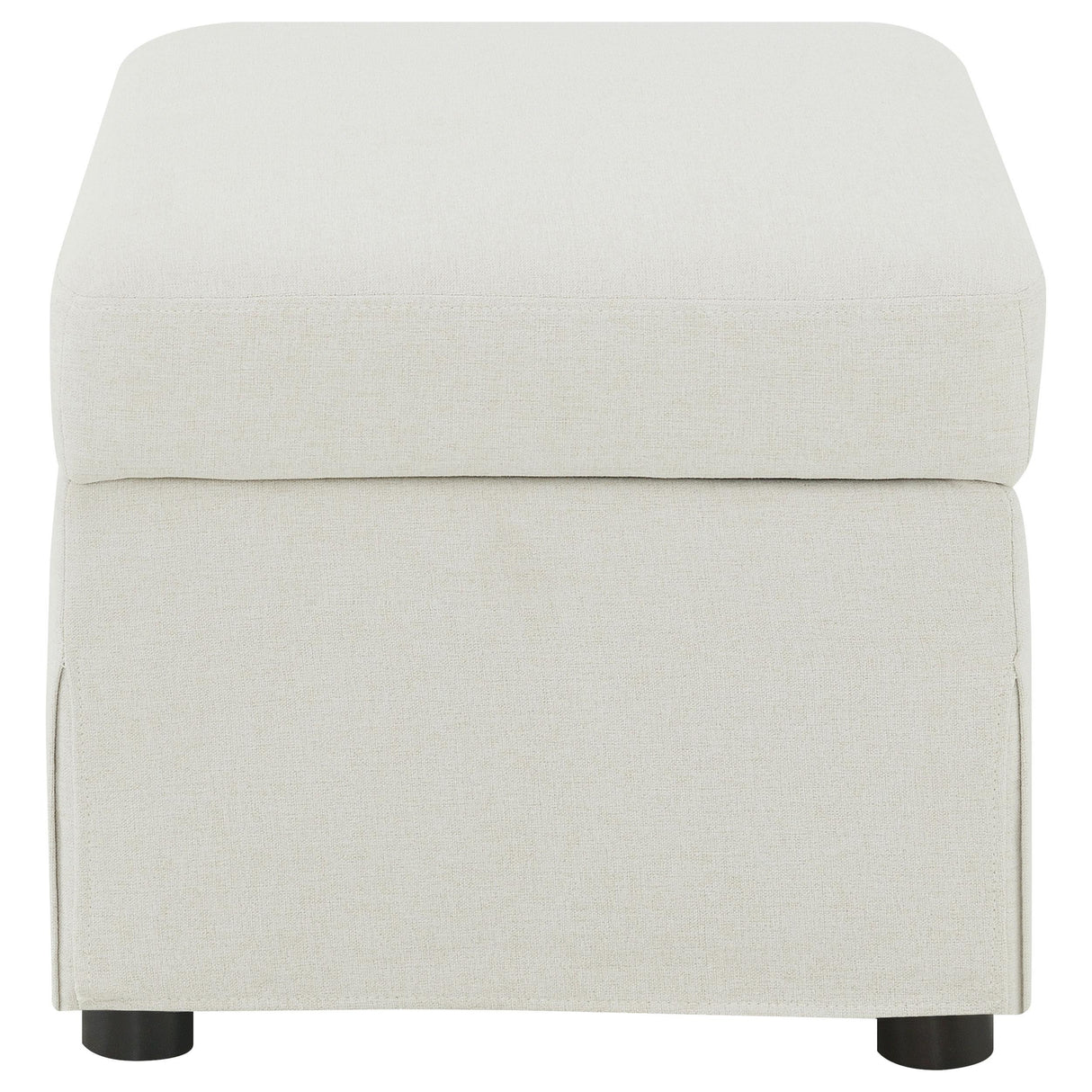  Coaster Furniture Winter 904134 Upholstered Hydraulic Lift Top Storage Ottoman - Beige IMAGE 7