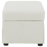  Coaster Furniture Winter 904134 Upholstered Hydraulic Lift Top Storage Ottoman - Beige IMAGE 7