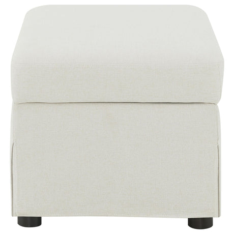  Coaster Furniture Winter 904134 Upholstered Hydraulic Lift Top Storage Ottoman - Beige IMAGE 7