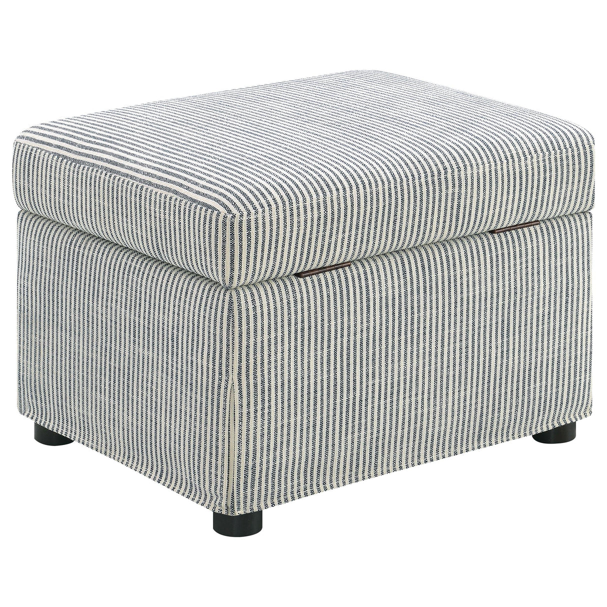  Coaster Furniture Winter 904138 Upholstered Hydraulic Lift Top Storage Ottoman - Grey IMAGE 9