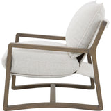  Coaster Furniture Geneva 907509 Boucle Upholstered Wood Arm Accent Chair - Sand IMAGE 4