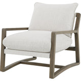  Coaster Furniture Geneva 907509 Boucle Upholstered Wood Arm Accent Chair - Sand IMAGE 7