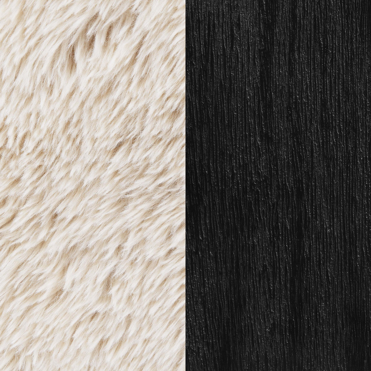  Coaster Furniture Fitzroy 907533 Faux Fur Upholstered Chair Solid Wood Arms - Latte IMAGE 12