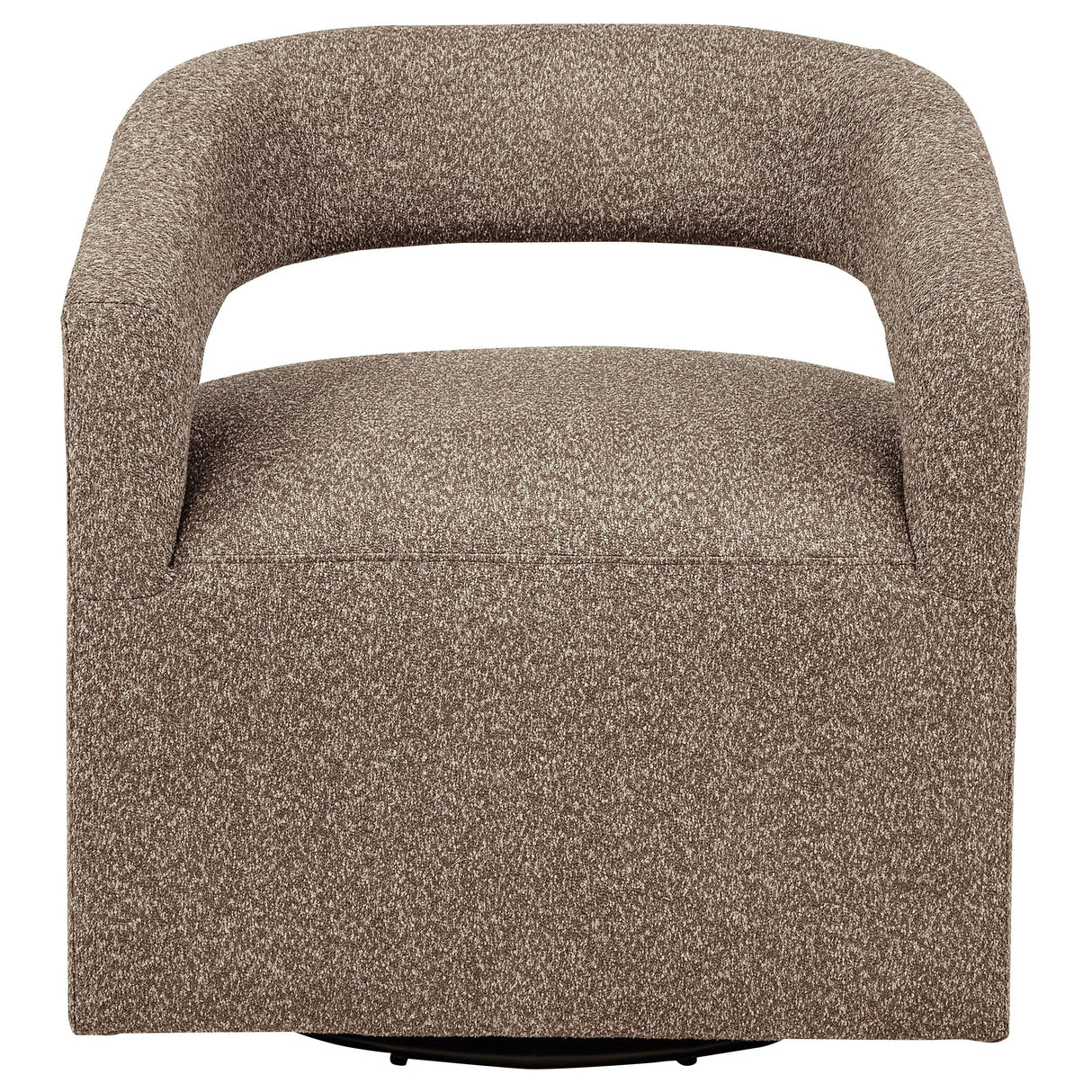  Coaster Furniture Westhill 907538 Boucle Upholstered Swivel Accent Chair - Rocky Road IMAGE 9