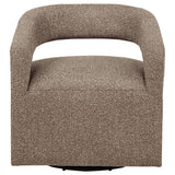  Coaster Furniture Westhill 907538 Boucle Upholstered Swivel Accent Chair - Rocky Road IMAGE 9