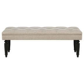  Coaster Furniture Marsha 915160 52-inch Upholstered Entryway Accent Bench - Latte IMAGE 1