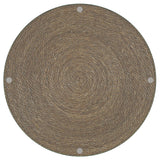  Coaster Furniture Halden 930270 Round Woven Seagrass Accent Side Table - Light Brown IMAGE 3