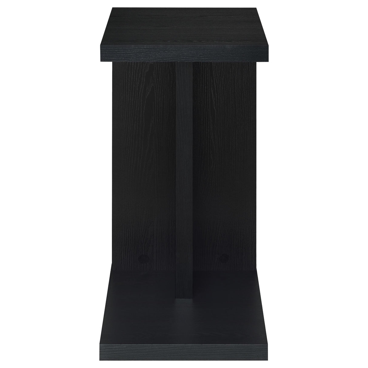  Coaster Furniture Clower 930276 Engineered Wood C-Shaped Sofa Side Table - Black IMAGE 9