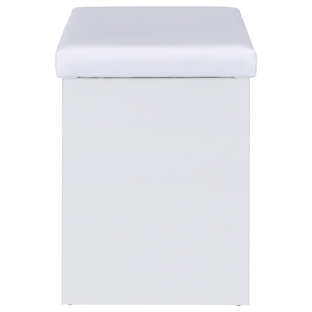  Coaster Furniture Bunbury 930280 Makeup Vanity Table Set Storage Mirror and Stool - White IMAGE 17