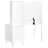  Coaster Furniture Souza 930282 5-Drawer Makeup Vanity Table With LED Mirror - White High Gloss IMAGE 7