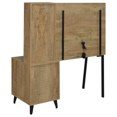  Coaster Furniture Souza 930283 5-Drawer Makeup Vanity Table With LED Mirror - Mango IMAGE 6