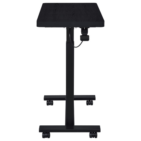  Coaster Furniture Westpark 930300 Pneumatic Adjustable C-Shape Side Table with Casters - Black IMAGE 10