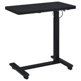  Coaster Furniture Westpark 930300 Pneumatic Adjustable C-Shape Side Table with Casters - Black IMAGE 2