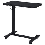  Coaster Furniture Westpark 930300 Pneumatic Adjustable C-Shape Side Table with Casters - Black IMAGE 5