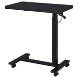  Coaster Furniture Westpark 930300 Pneumatic Adjustable C-Shape Side Table with Casters - Black IMAGE 7