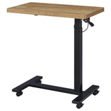  Coaster Furniture Westpark 930301 Pneumatic Adjustable C-Shape Side Table with Casters - Mango IMAGE 7