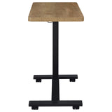  Coaster Furniture Westpark 930301 Pneumatic Adjustable C-Shape Side Table with Casters - Mango IMAGE 8