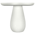  Coaster Furniture Perth 930615 17-inch Side Table with Cloud-Shaped Top - Off White IMAGE 1