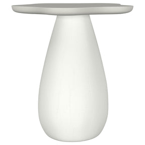  Coaster Furniture Perth 930616 20-inch Side Table with Cloud-Shaped Top - Off White IMAGE 1