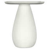  Coaster Furniture Perth 930616 20-inch Side Table with Cloud-Shaped Top - Off White IMAGE 2