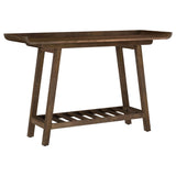  Coaster Furniture Ornelas 950415 46-inch Console Table with Slatted Shelf - Mango Brown IMAGE 1
