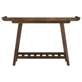  Coaster Furniture Ornelas 950415 46-inch Console Table with Slatted Shelf - Mango Brown IMAGE 2