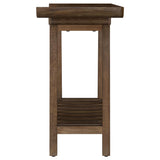  Coaster Furniture Ornelas 950415 46-inch Console Table with Slatted Shelf - Mango Brown IMAGE 5