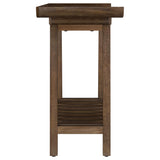  Coaster Furniture Ornelas 950415 46-inch Console Table with Slatted Shelf - Mango Brown IMAGE 7