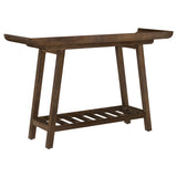  Coaster Furniture Ornelas 950415 46-inch Console Table with Slatted Shelf - Mango Brown IMAGE 8