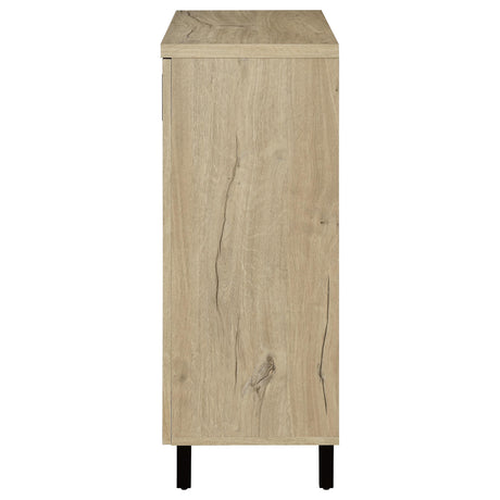  Coaster Furniture Brixton 950424 2-door Entryway Shoe Storage Cabinets - White Oak IMAGE 7