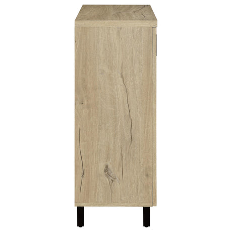  Coaster Furniture Brixton 950424 2-door Entryway Shoe Storage Cabinets - White Oak IMAGE 9