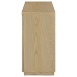  Coaster Furniture Tilbury 950429 2-door Glass Front Accent Display Cabinet - Light Oak IMAGE 7