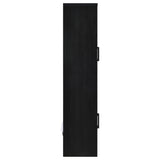  Coaster Furniture Riva 950432 4-door Tall Accent Display Cabinet LED Lighting - Black IMAGE 4