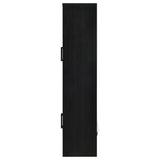  Coaster Furniture Riva 950432 4-door Tall Accent Display Cabinet LED Lighting - Black IMAGE 7