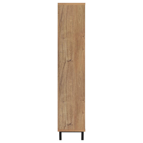  Coaster Furniture Teller 950440 80-inch 4-door Tall Shoe Storage Cabinet - Natural Oak IMAGE 3