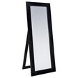  Coaster Furniture Cadence 961653 Tempered Glass Full Length Standing Mirror - Black Oak IMAGE 1