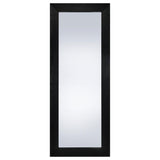  Coaster Furniture Cadence 961653 Tempered Glass Full Length Standing Mirror - Black Oak IMAGE 2